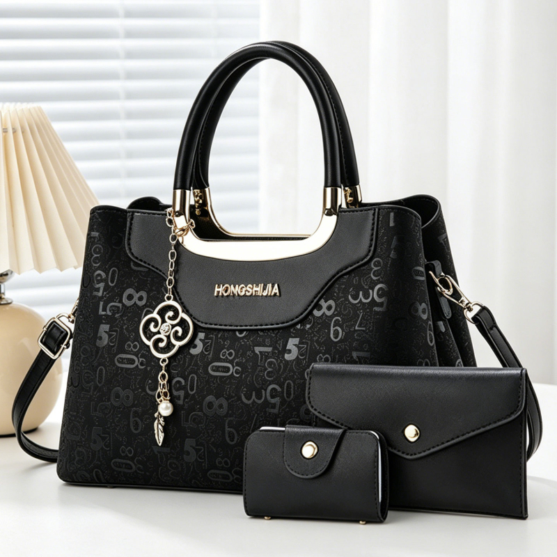 Women Bags Luxury - 3피스 패션 여성용 핸드백 세트, 여성용