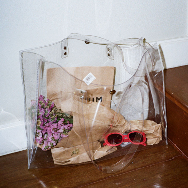 Jelly Bag Clear Pvc - SUNNY BEACH 럭셔리 브랜드 클리어 PVC