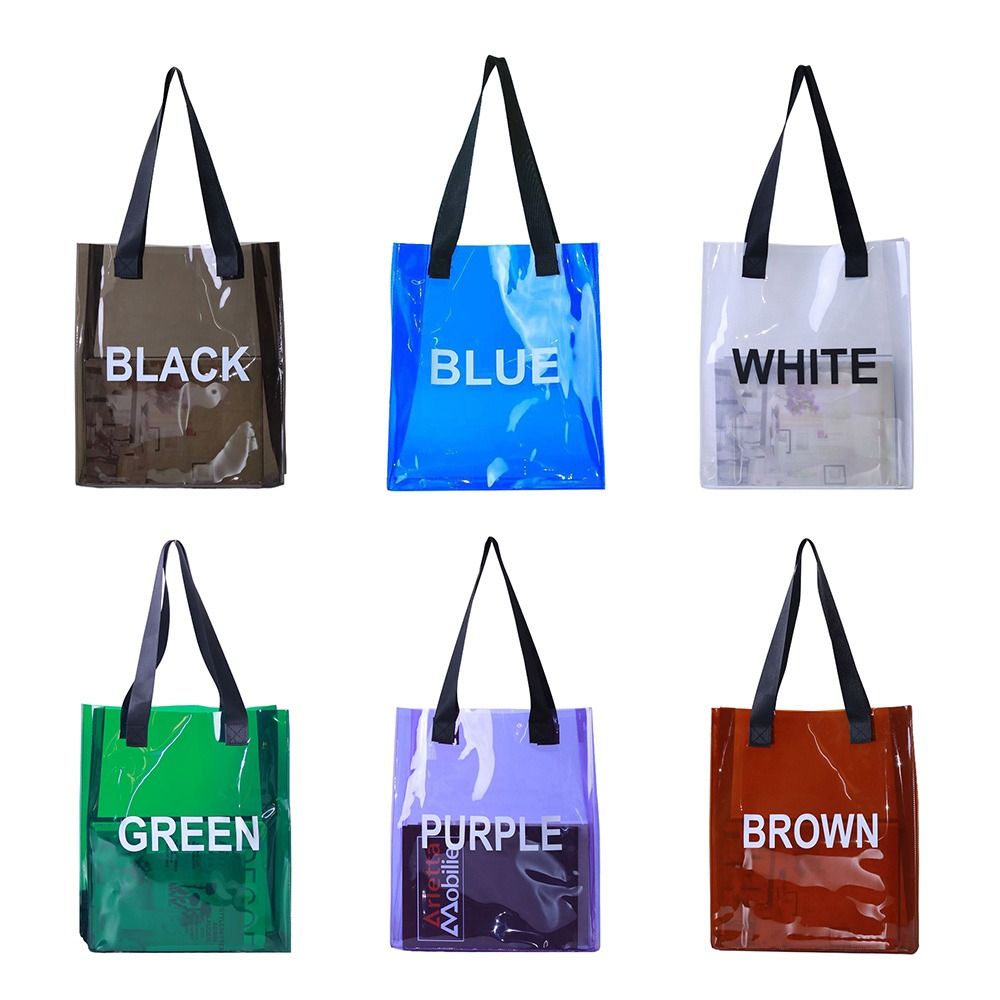 Jelly Bag Clear Pvc - 투명 토트 백 휴대용 PVC 젤리