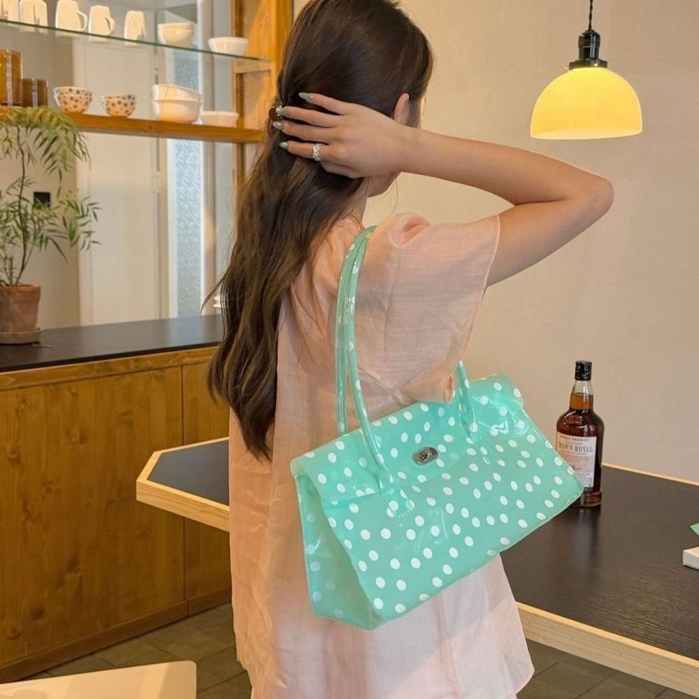 Jelly Bag Clear Pvc - 달콤한 투명 PVC 젤리 숄더백 투명