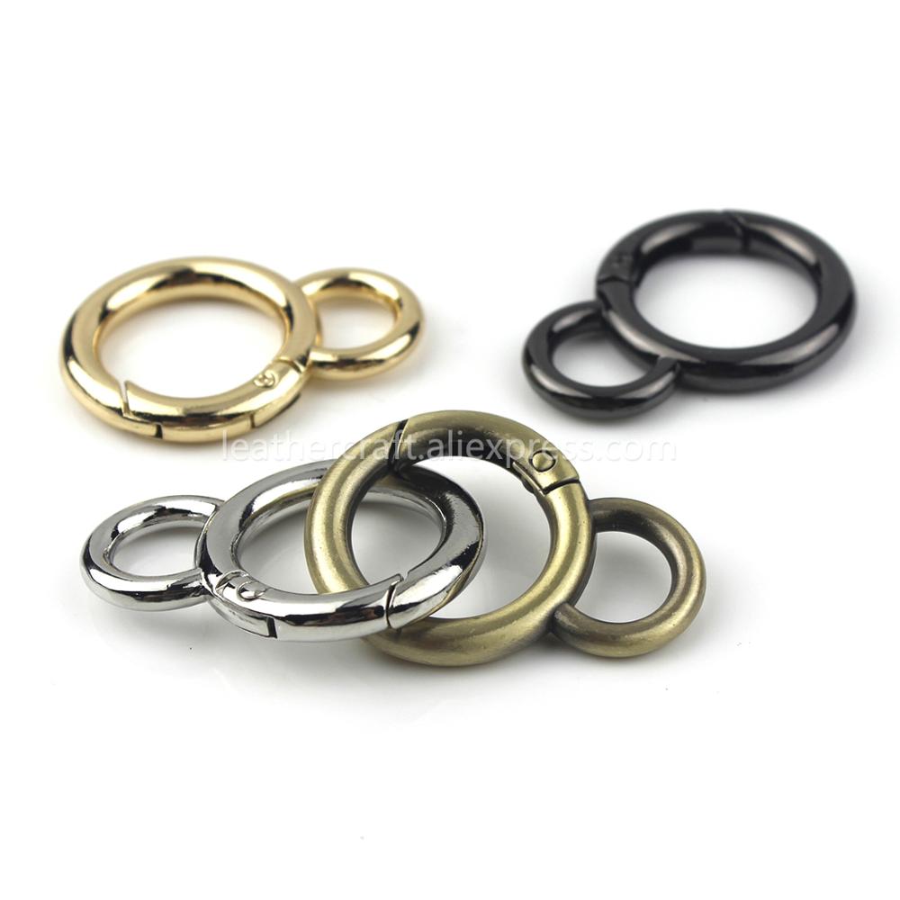 금속 더블 서클 스냅 훅 스프링 게이트 O 링 트리거  - Circle Round Bag 리뷰 및 가격