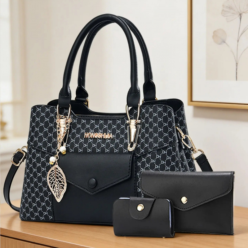 고급스러운 질감의 대용량 통근용 토트백, 컬러 블록 디 - Women Bags Luxury 리뷰 및 가격