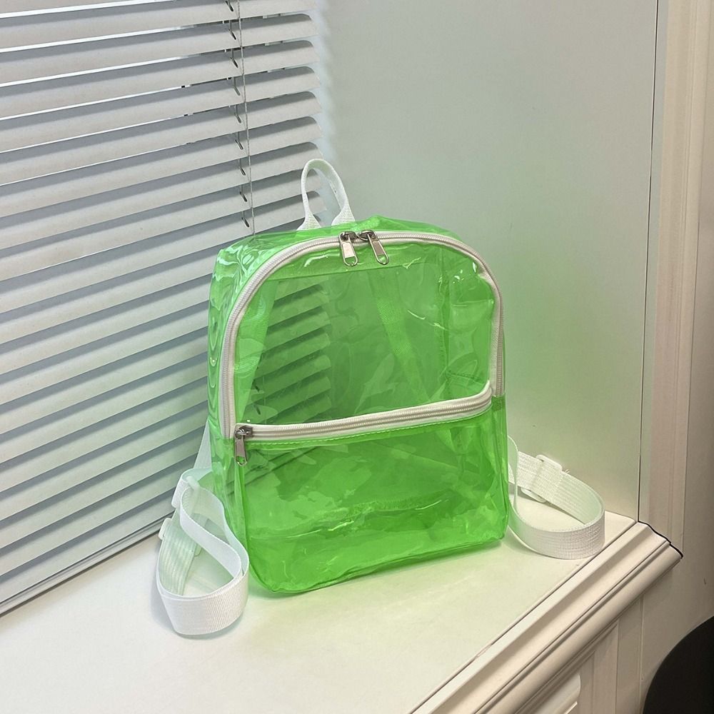 투명 PVC 백팩 다기능 포켓 방수 젤리 비치백 조절  - Jelly Bag Clear Pvc 리뷰 및 가격
