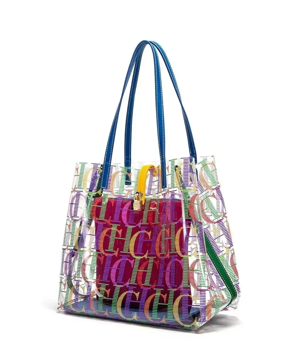 CH 젤리 토트 백 클리어 PVC 여성 핸드백 내부 파 - Jelly Bag Clear Pvc 리뷰 및 가격