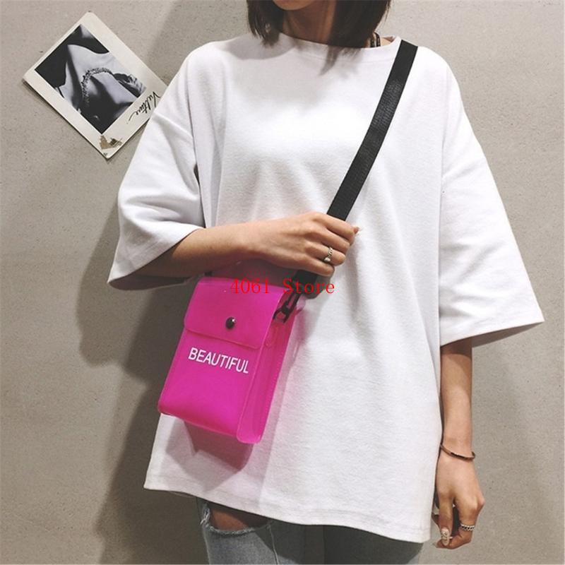 명확한 크로스바디 가방 캔디 컬러 젤리 PVC 전화 케 - Jelly Bag Clear Pvc 리뷰 및 가격