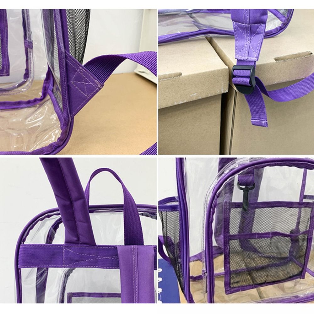 대용량 투명 PVC 백팩 순색 젤리 질감 다용도 클리어 - Jelly Bag Clear Pvc 리뷰 및 가격