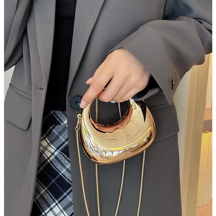 미니 골든 이브닝 백, 럭셔리 디자이너 숄더백, 재미있 - Women'S Evening Bags 리뷰 및 가격