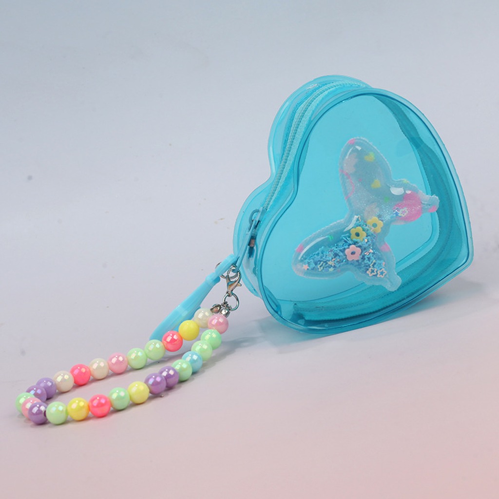 나비 모양 동전 지갑 투명 소형 물품 보관 가방 젤리  - Jelly Bag Clear Pvc 리뷰 및 가격