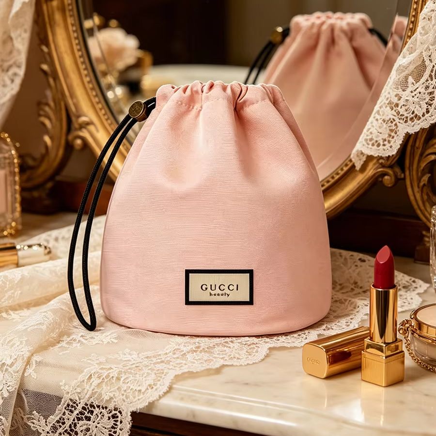 구찌 가방 여성용 드로스트링 화장품 가방 핑크 캔버스  - Women Bags Gucci 리뷰 및 가격