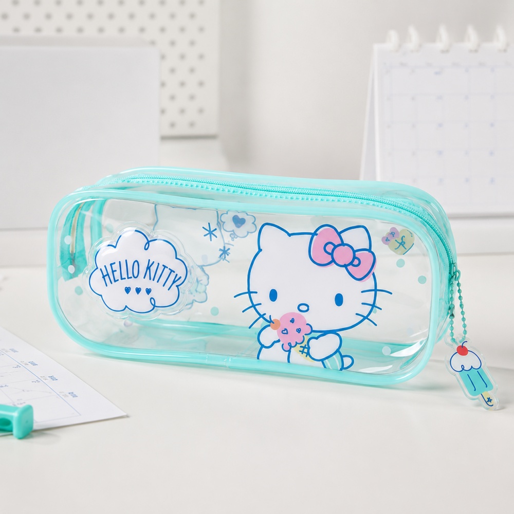 헬로 키티 산리오 정품 젤리 연필 케이스 귀여운 투명  - Jelly Bag Clear Pvc 리뷰 및 가격