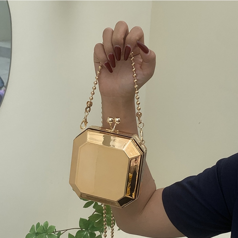 미니 럭셔리 골드 파티 이브닝 클러치 핸드백 여성용,  - Women Bags Luxury 리뷰 및 가격