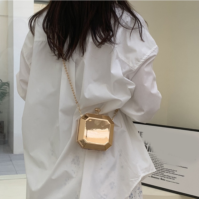 미니 럭셔리 골드 파티 이브닝 클러치 핸드백 여성용,  - Women Bags Luxury 리뷰 및 가격