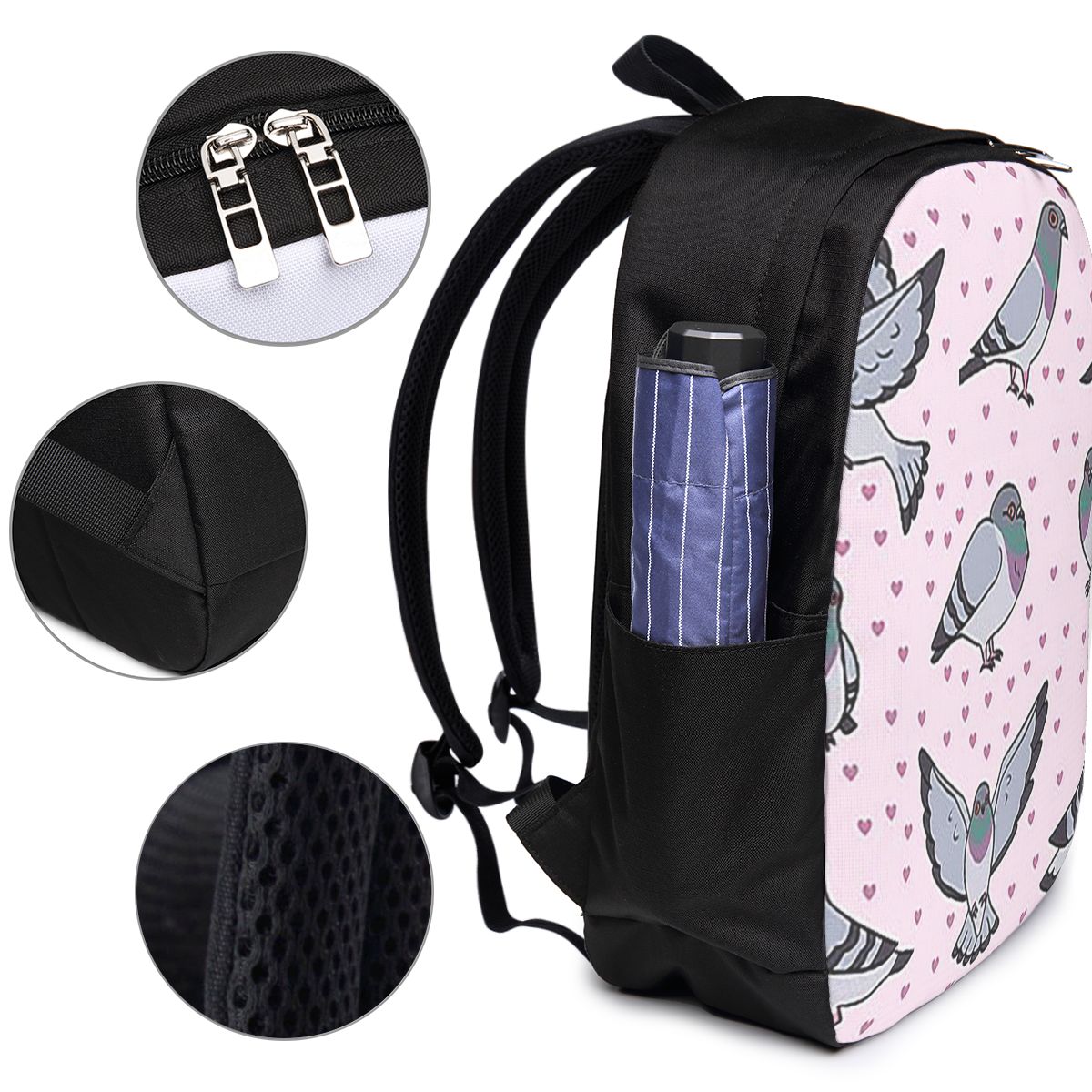 귀여운 만화 비둘기 팩 배낭 여행 노트북 가방 컴퓨터  - Women Bags Pack 리뷰 및 가격