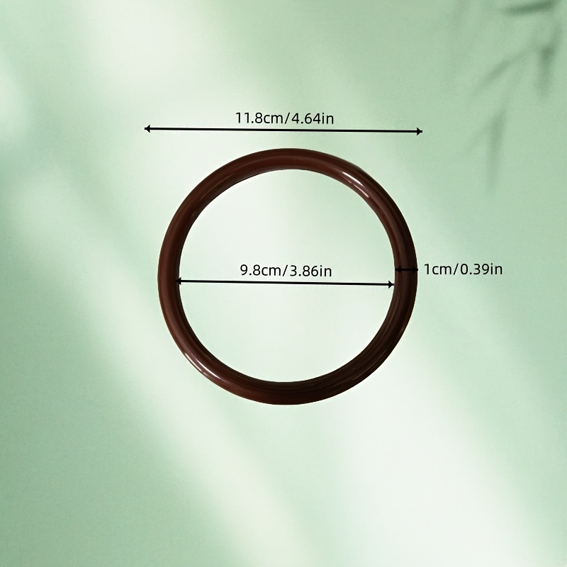 둥근 솔리드 가방 손잡이 링 플라스틱 레진 핸드백 교체 - Circle Round Bag 리뷰 및 가격