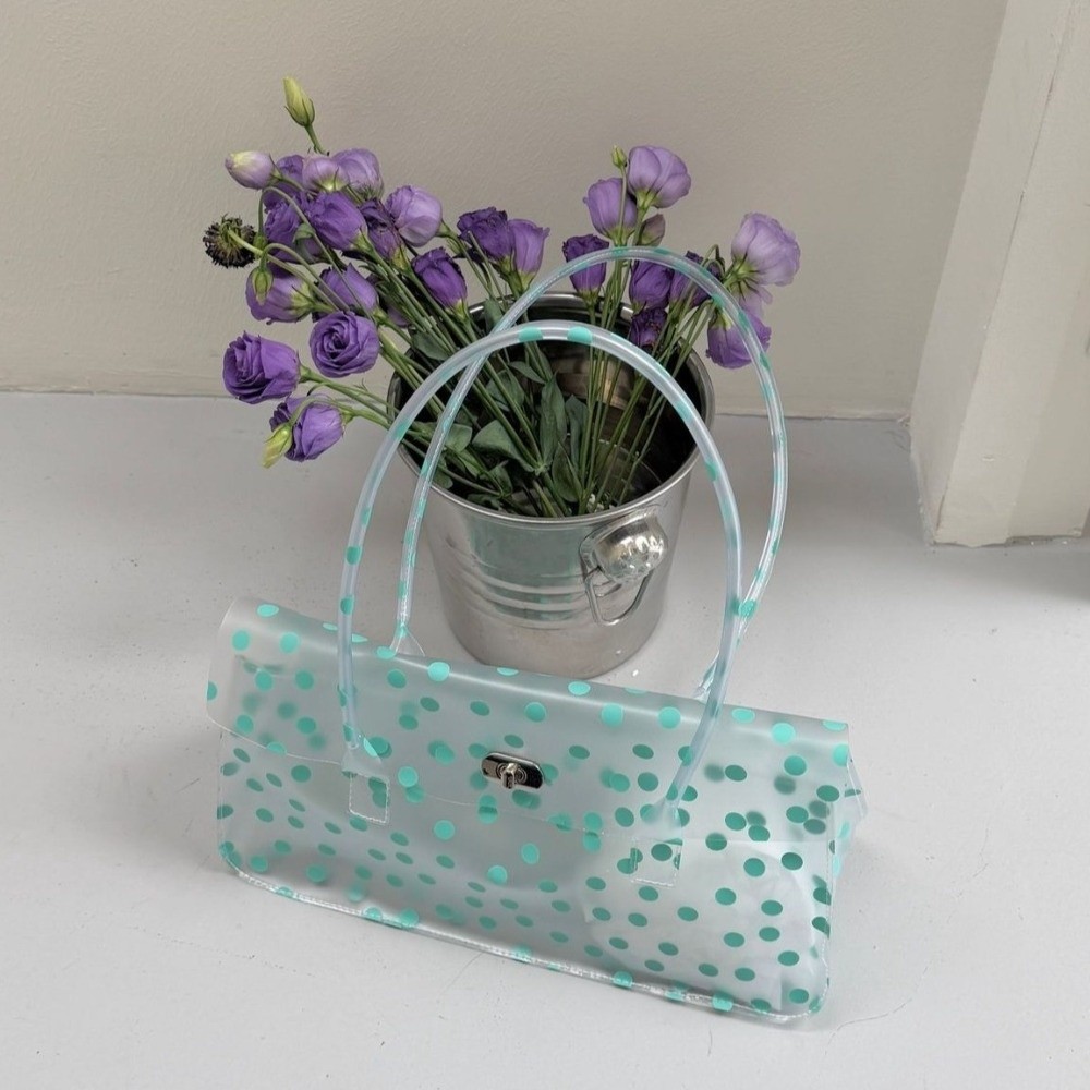 귀엽고 달콤한 투명 PVC 젤리 숄더백, 캔디 컬러의  - Jelly Bag Clear Pvc 리뷰 및 가격
