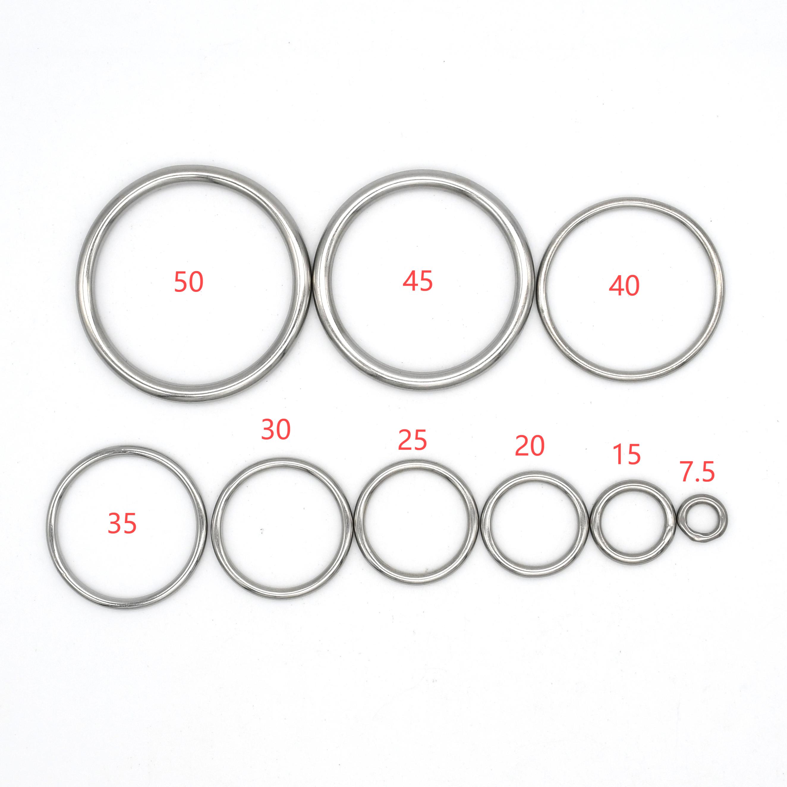 5 조각 스테인레스 스틸 O-링 웨빙 가죽 공예 가방  - Circle Round Bag 리뷰 및 가격