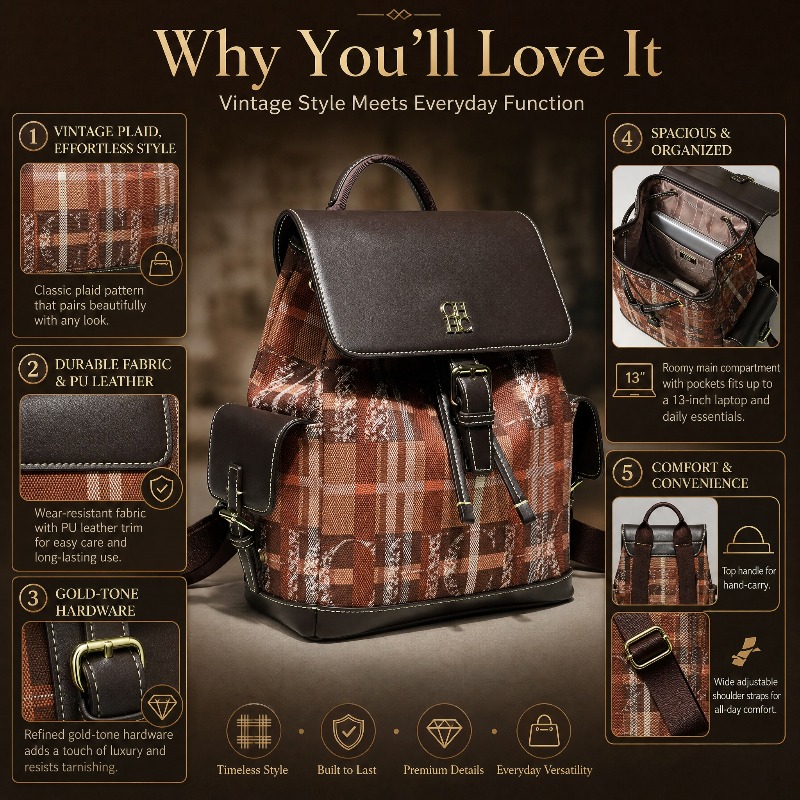 CHHC 패션 컬러 블록 백팩 데이트 다용도 프레피 스 - Women Bags Luxury 리뷰 및 가격