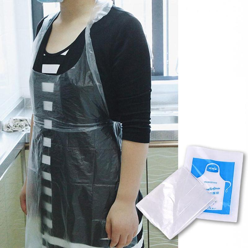 20PCS 일회용 주방 앞치마 플라스틱 방수 앞치마 남 - Women Bags Pack 리뷰 및 가격