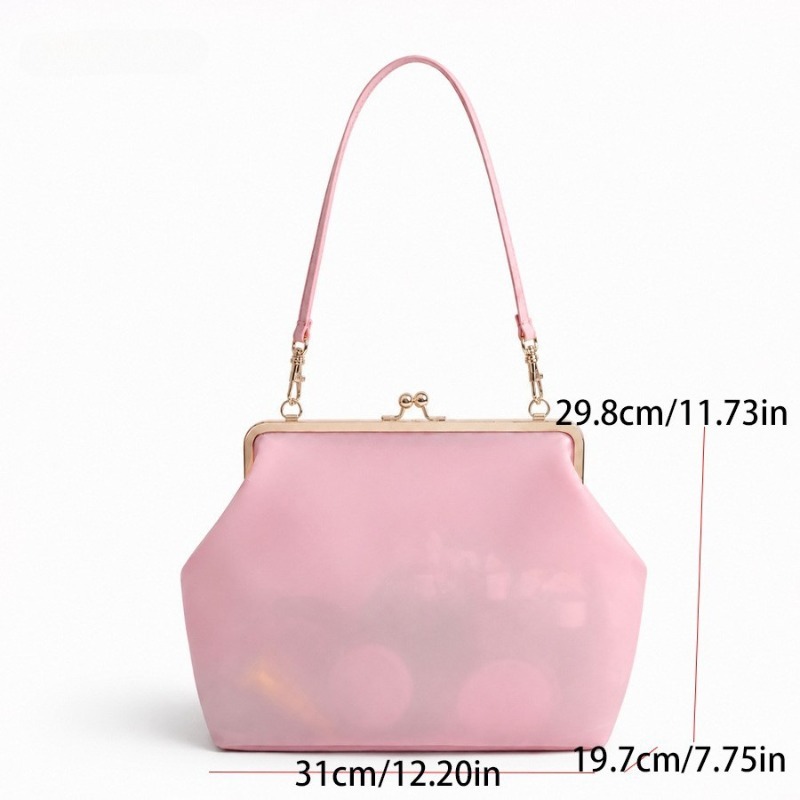 투명 PVC 방수 젤리백 캔디 컬러 클래스프 토트백 여 - Jelly Bag Clear Pvc 리뷰 및 가격