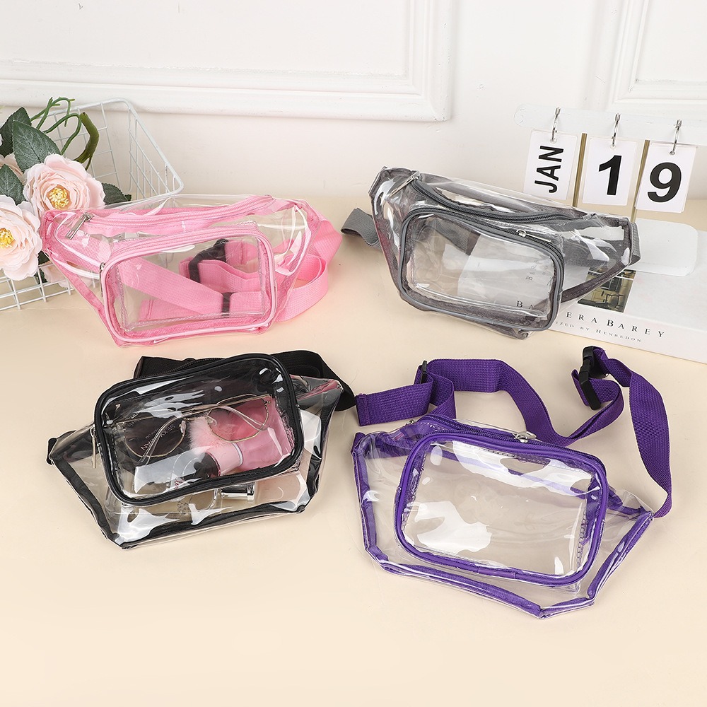 투명 PVC 다용도 컬러 조절 벨트백 방수 핸즈프리 경 - Women Bags Pack 리뷰 및 가격