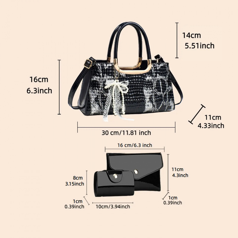 여성용 핸드백 세트, 악어 무늬 이브닝 클러치, 파티  - Women'S Evening Bags 리뷰 및 가격
