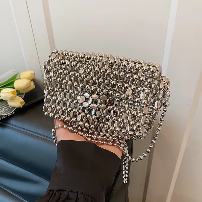 PU 고급스러운 느낌의 단색 이브닝 백, 홀로우 아웃  - Women'S Evening Bags 리뷰 및 가격