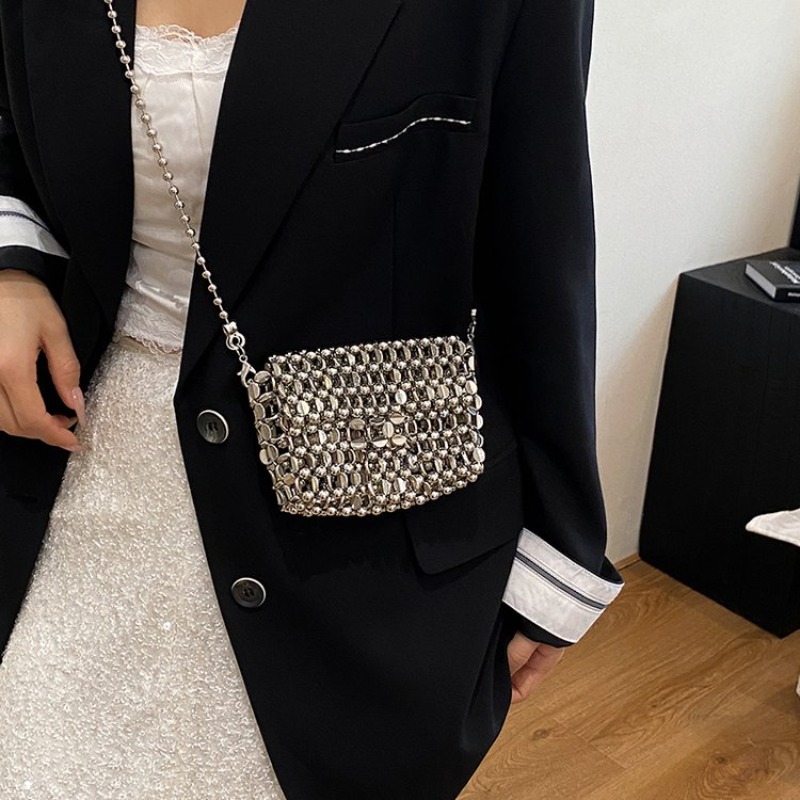 PU 고급스러운 느낌의 단색 이브닝 백, 홀로우 아웃  - Women'S Evening Bags 리뷰 및 가격