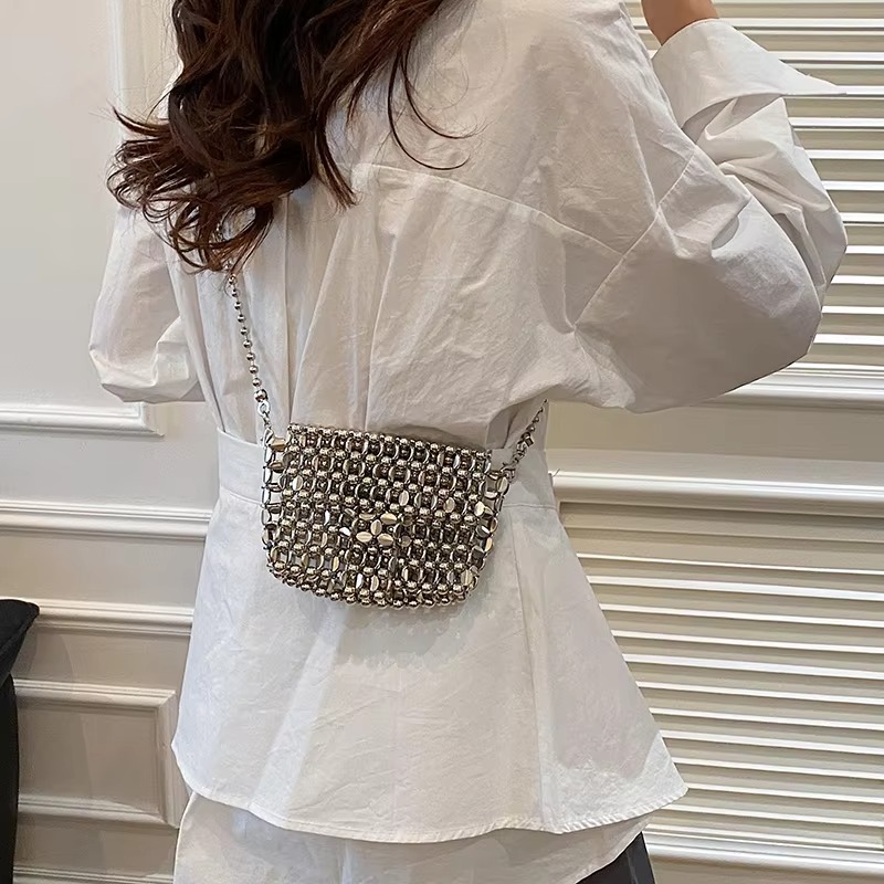 PU 고급스러운 느낌의 단색 이브닝 백, 홀로우 아웃  - Women'S Evening Bags 리뷰 및 가격