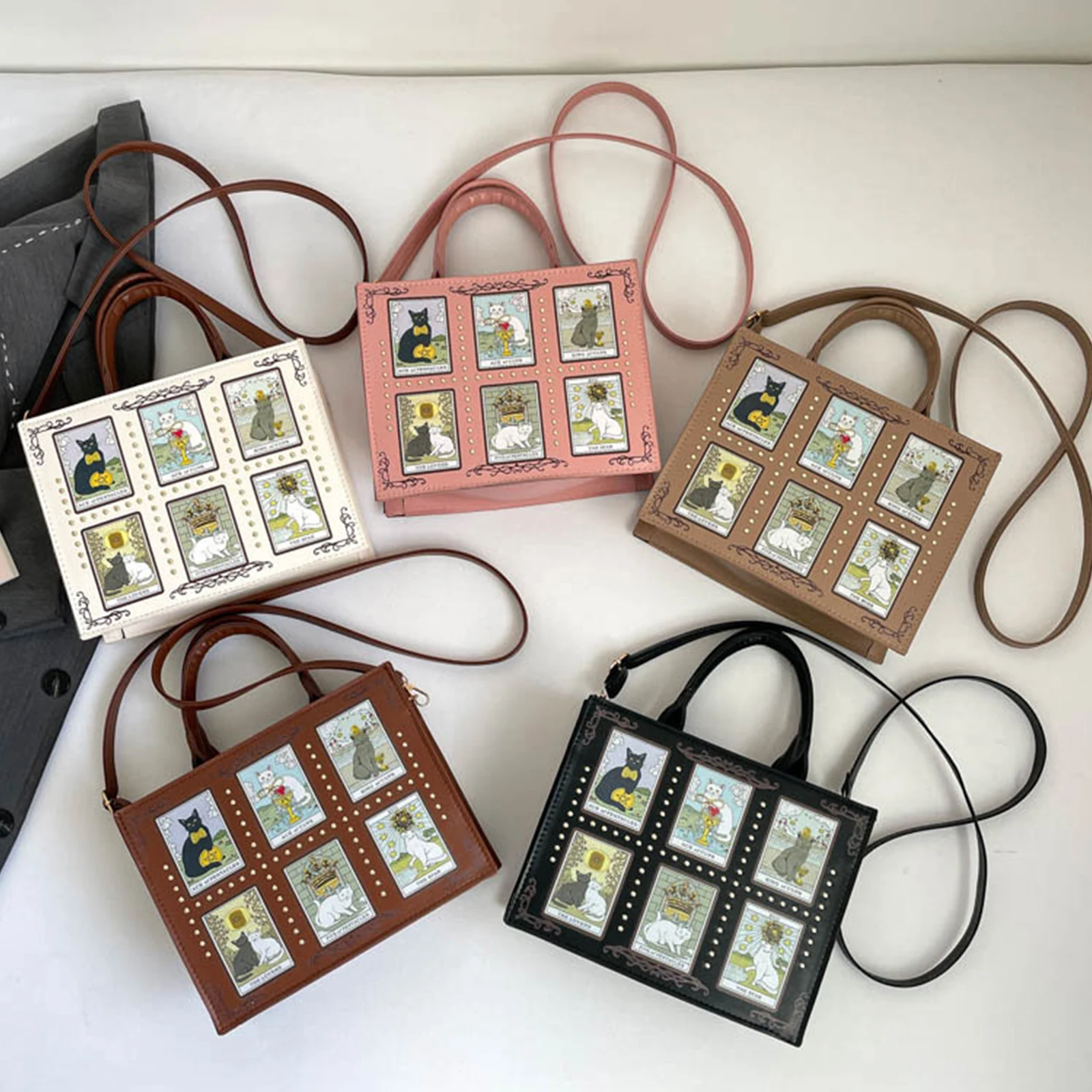 여성용 캣 리벳 프린트 토트백 크로스바디 숄더 핸드백  - Women Bags Aldo 리뷰 및 가격