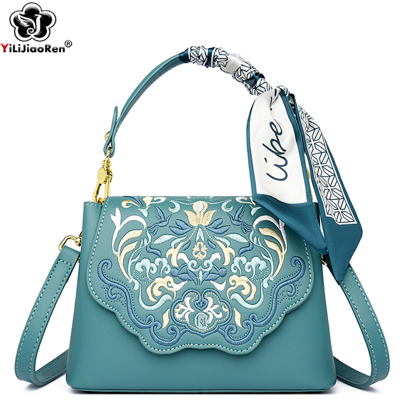 여성용 자수 숄더백, 여성용 디자이너, 고품질 가죽 핸 - Women Bags Collection 리뷰 및 가격